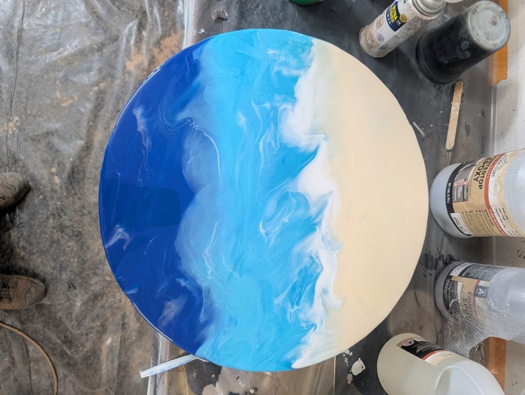 Custom Epoxy Tabletop in Show Low AZ