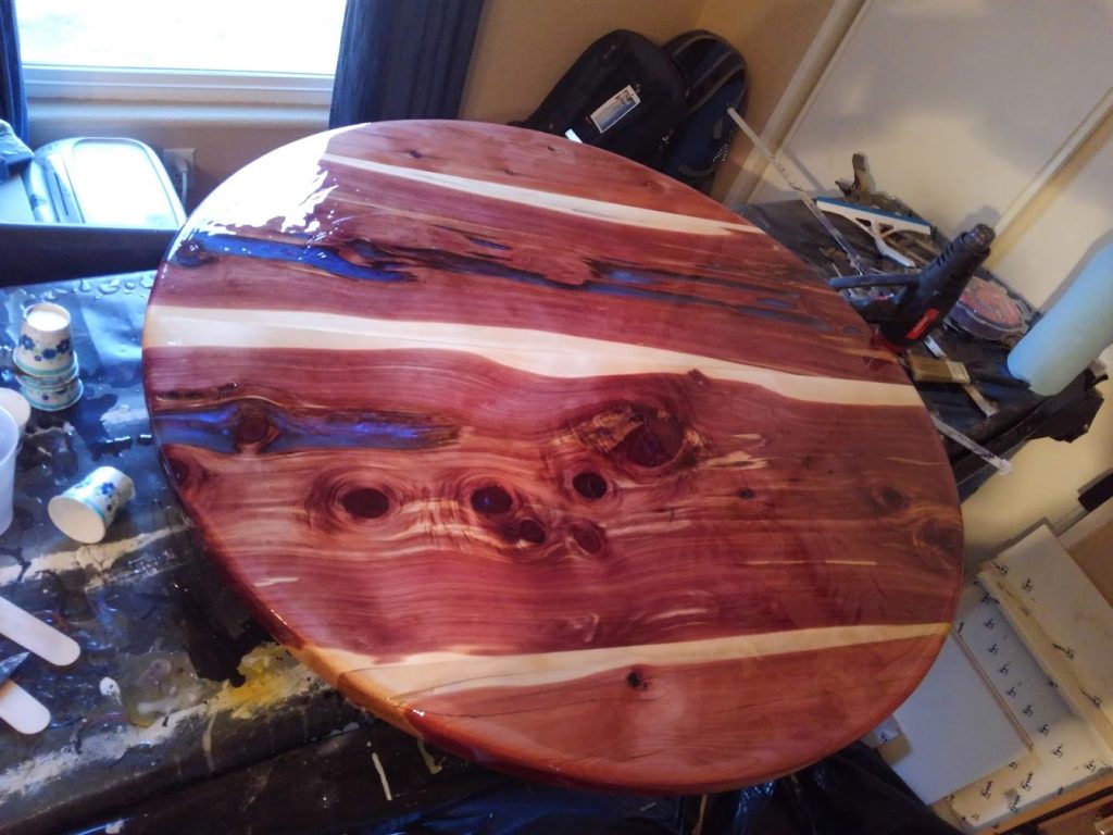 Luxury Wood and Epoxy Table in Show Low AZ